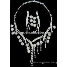 Rhinestones wedding Bridal jewelry set (GWJ12-037)